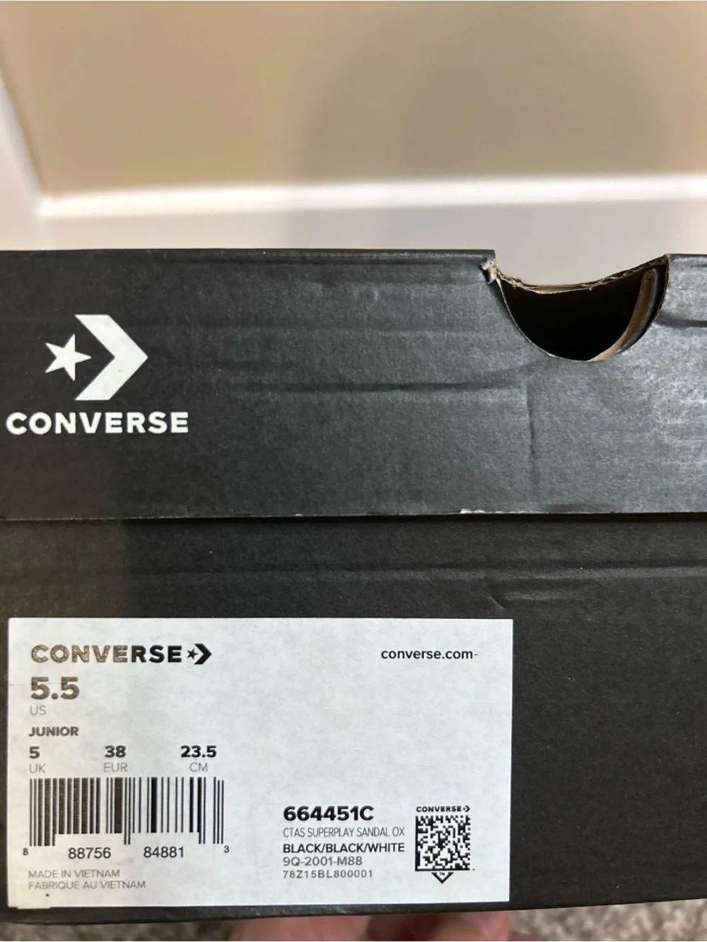 NEW Chuck Taylor All Star Superplay Sandals Size 5.5